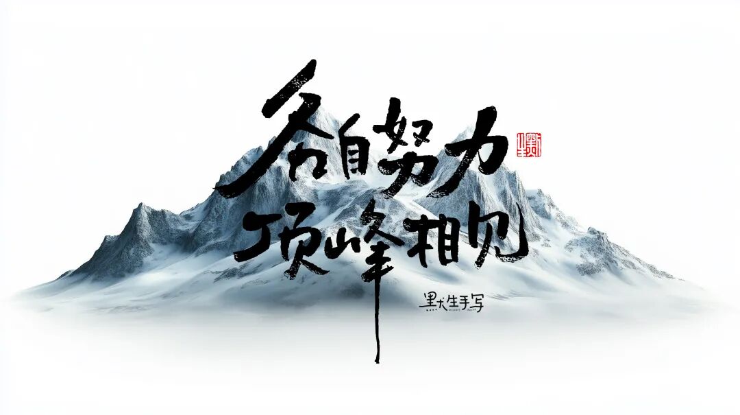 各自努力，顶峰相见